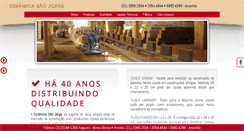 Desktop Screenshot of ceramicasaojorge.com.br